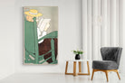 Pixalot Woman Reading in a Rocking Chair