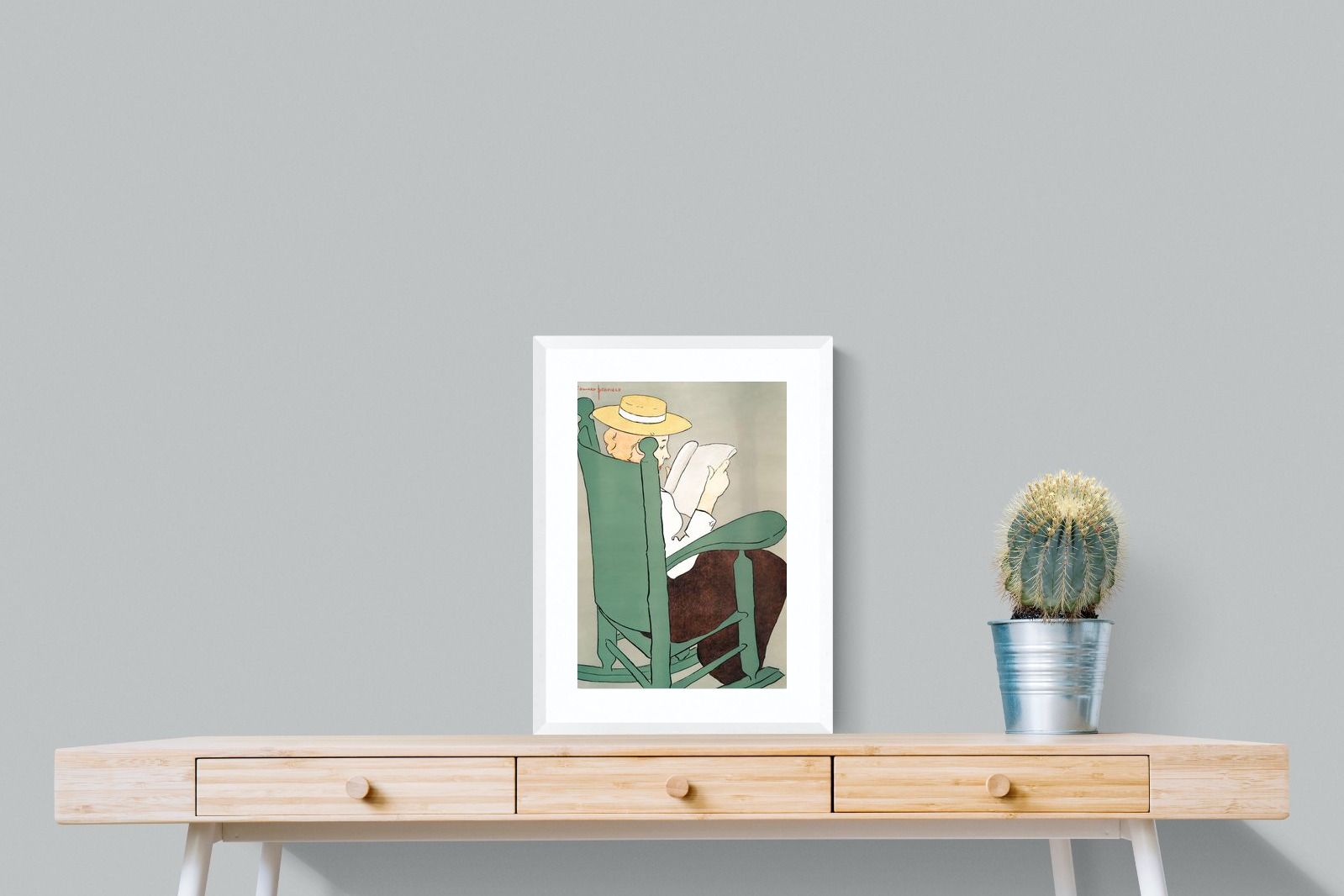 Pixalot Woman Reading in a Rocking Chair