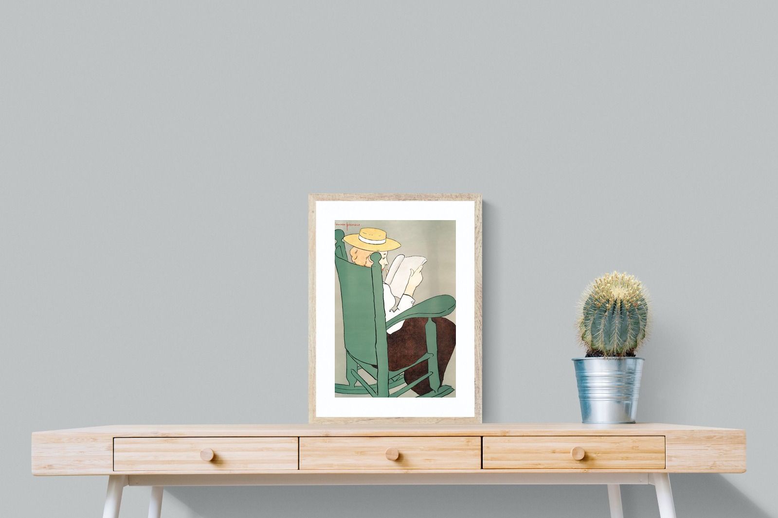 Pixalot Woman Reading in a Rocking Chair