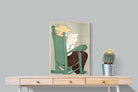 Pixalot Woman Reading in a Rocking Chair