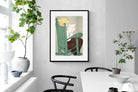 Pixalot Woman Reading in a Rocking Chair