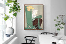 Pixalot Woman Reading in a Rocking Chair