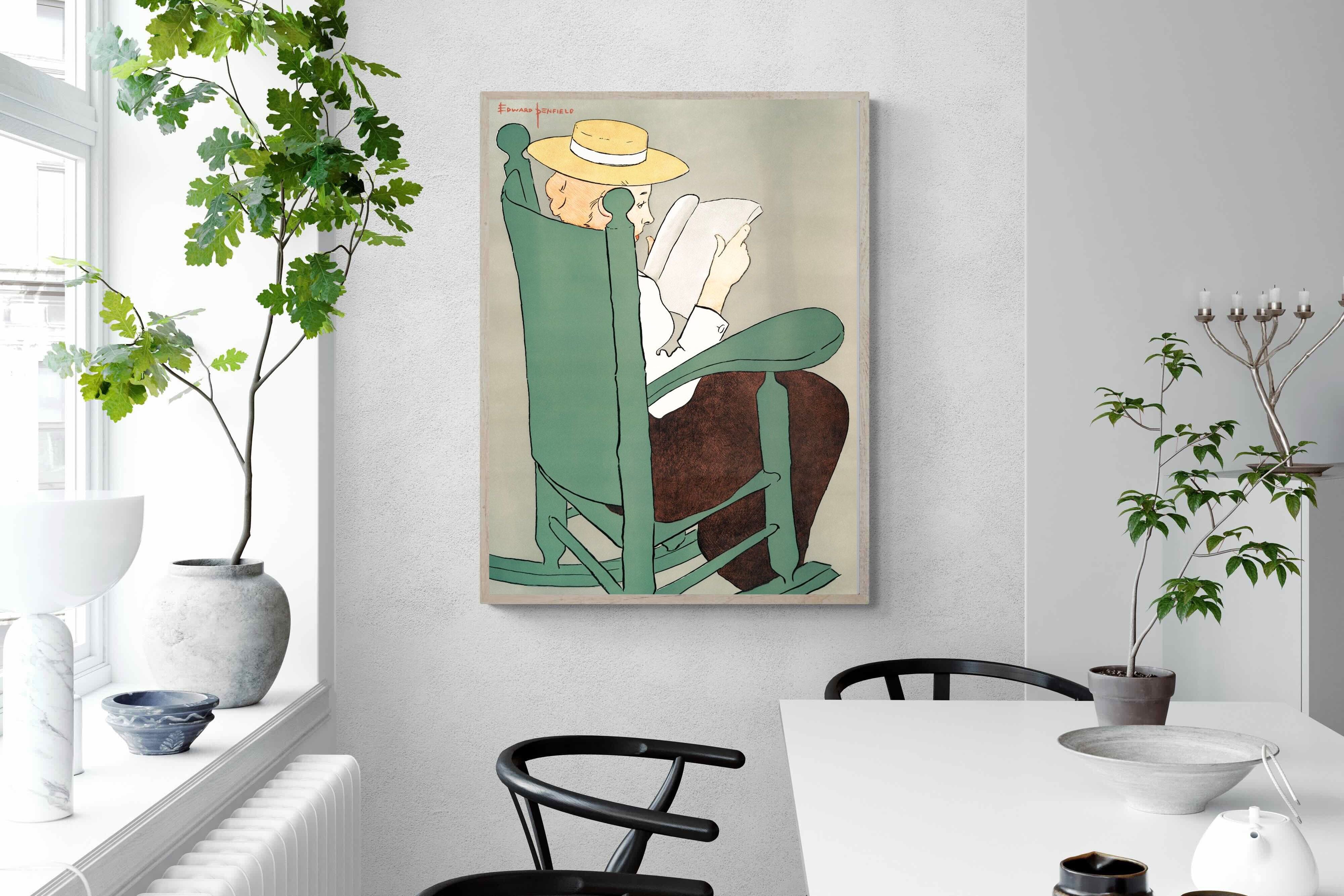 Pixalot Woman Reading in a Rocking Chair