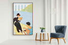 Pixalot ® Woman Reading in a Row Boat
