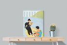 Pixalot Woman Reading in a Row Boat