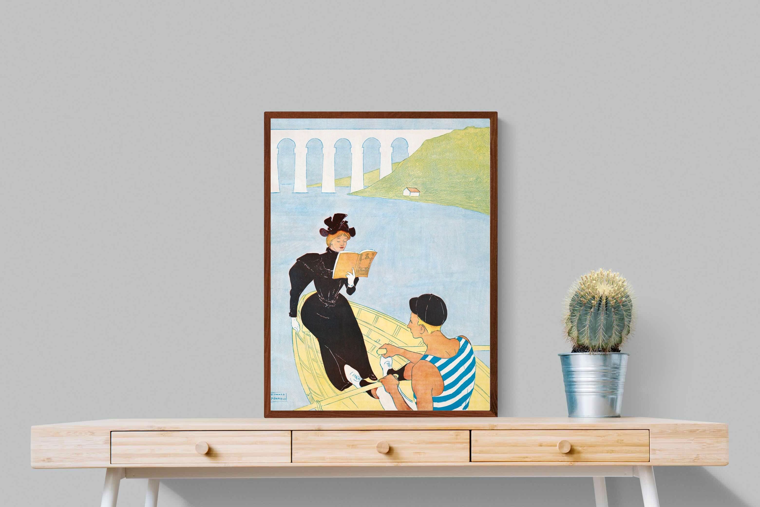 Pixalot ® Woman Reading in a Row Boat
