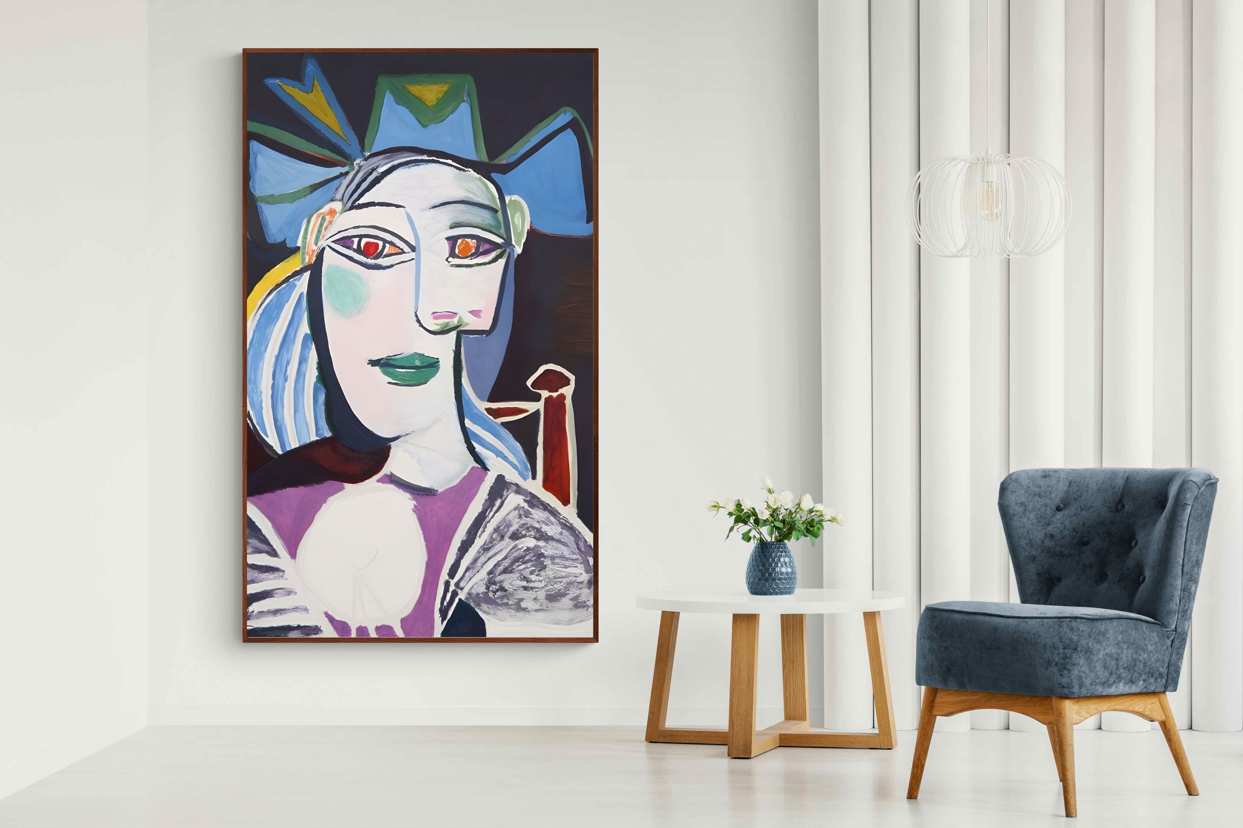 Pixalot Woman with Blue Bow