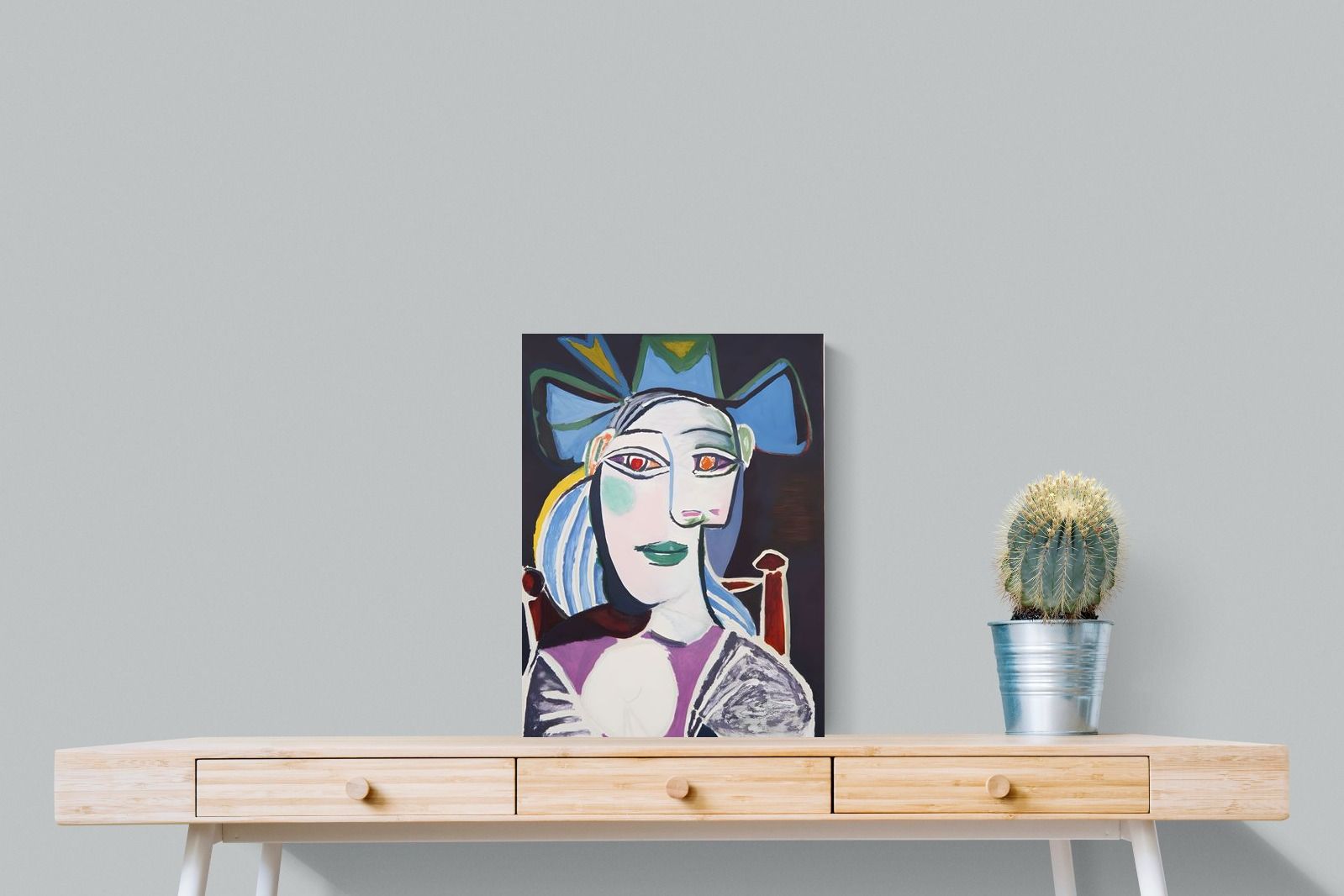 Pixalot Woman with Blue Bow