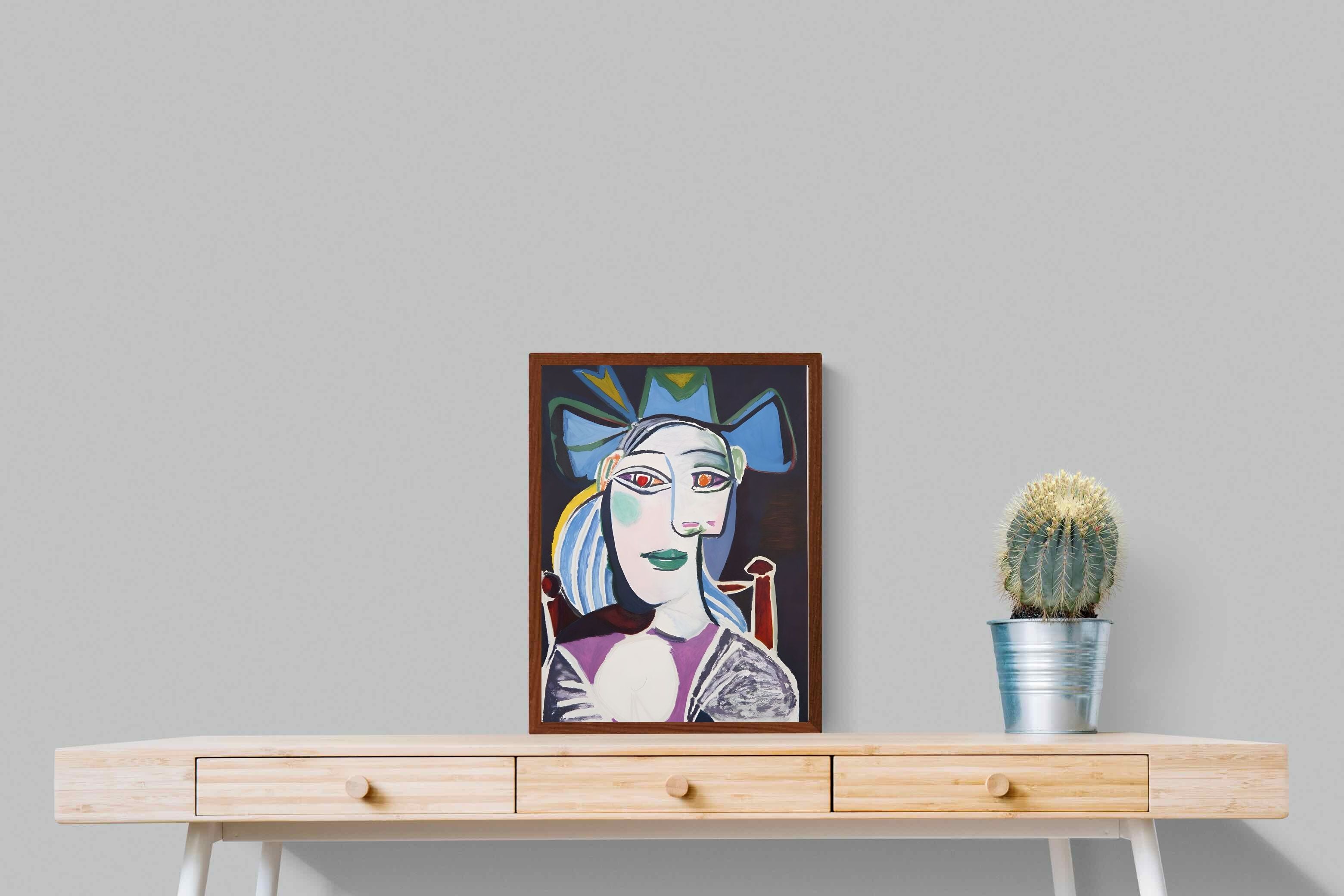 Pixalot Woman with Blue Bow