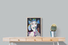 Pixalot Woman with Blue Bow