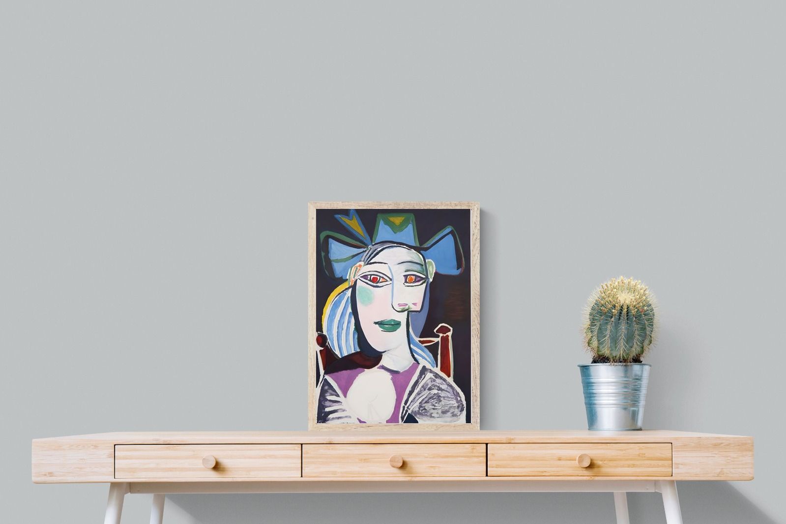Pixalot Woman with Blue Bow