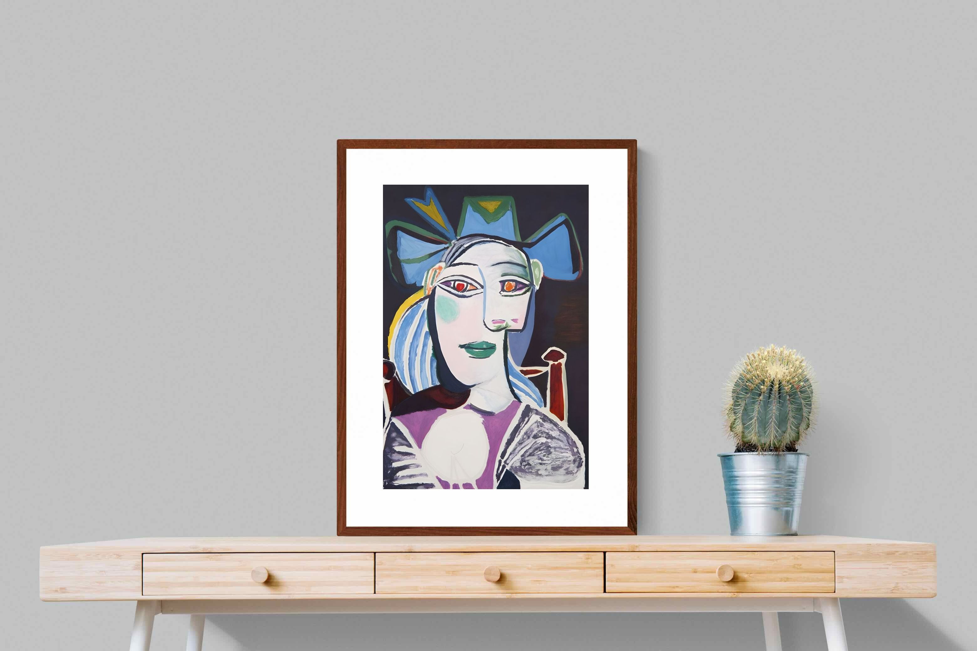 Pixalot Woman with Blue Bow
