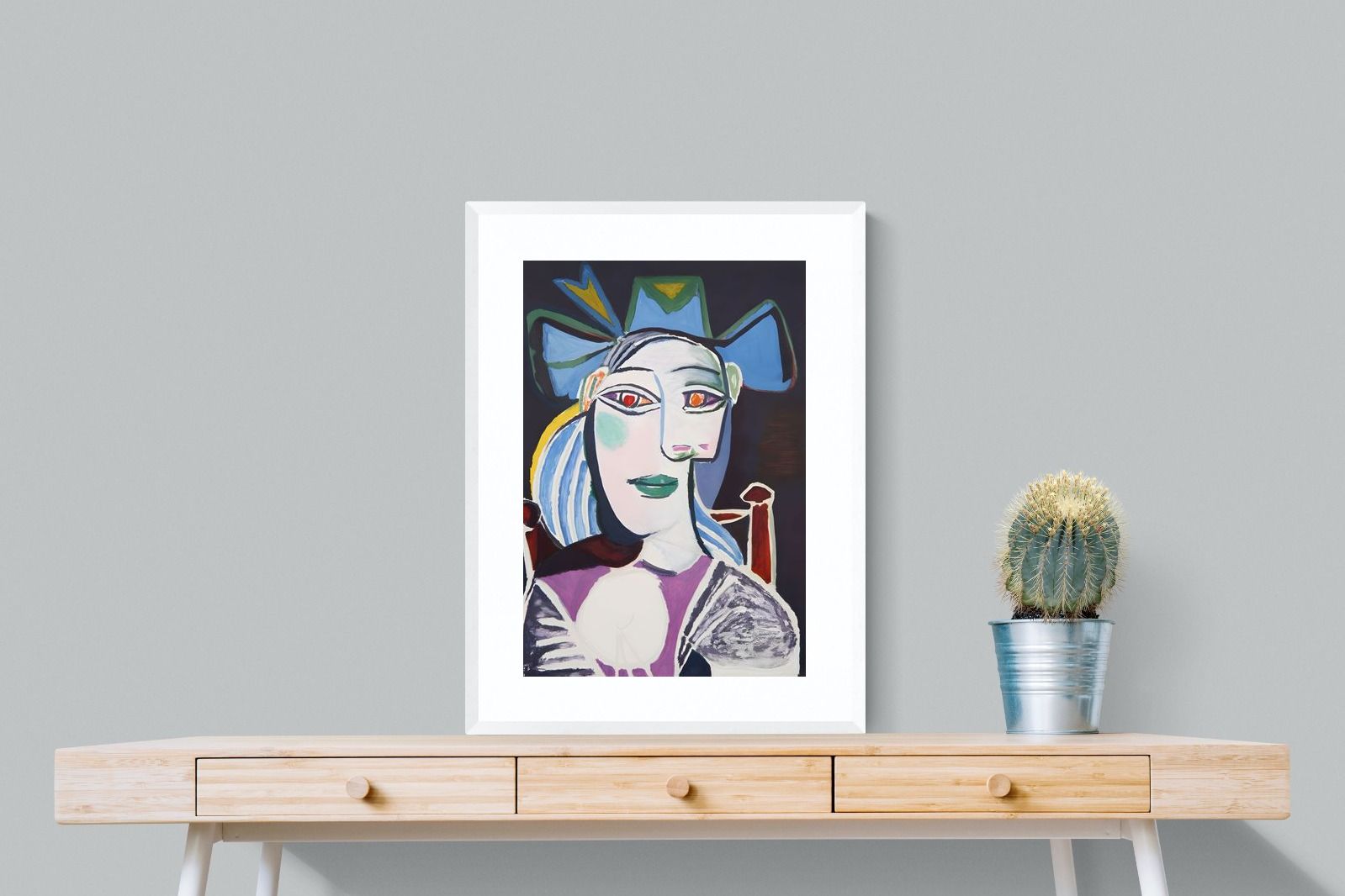 Pixalot Woman with Blue Bow
