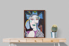 Pixalot Woman with Blue Bow