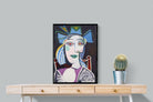 Pixalot Woman with Blue Bow