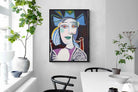 Pixalot Woman with Blue Bow