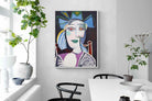 Pixalot Woman with Blue Bow