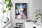 Pixalot Woman with Blue Bow