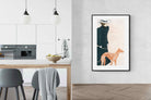 Pixalot Woman with Greyhound