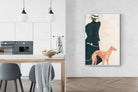 Pixalot Woman with Greyhound