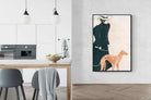 Pixalot Woman with Greyhound