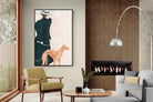 Pixalot Woman with Greyhound
