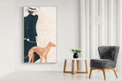 Pixalot Woman with Greyhound
