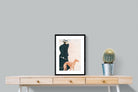 Pixalot Woman with Greyhound
