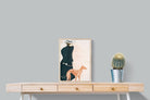 Pixalot Woman with Greyhound