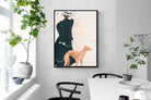Pixalot Woman with Greyhound