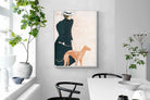 Pixalot Woman with Greyhound