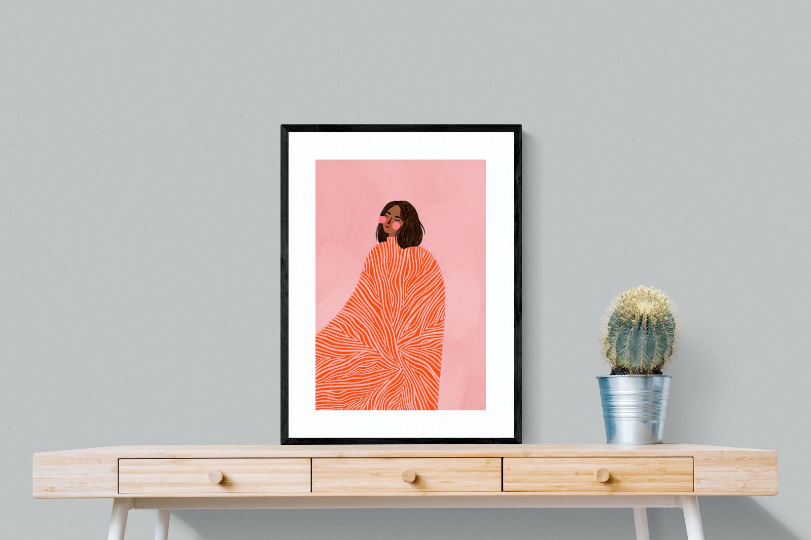 Pixalot Woman With Swirls