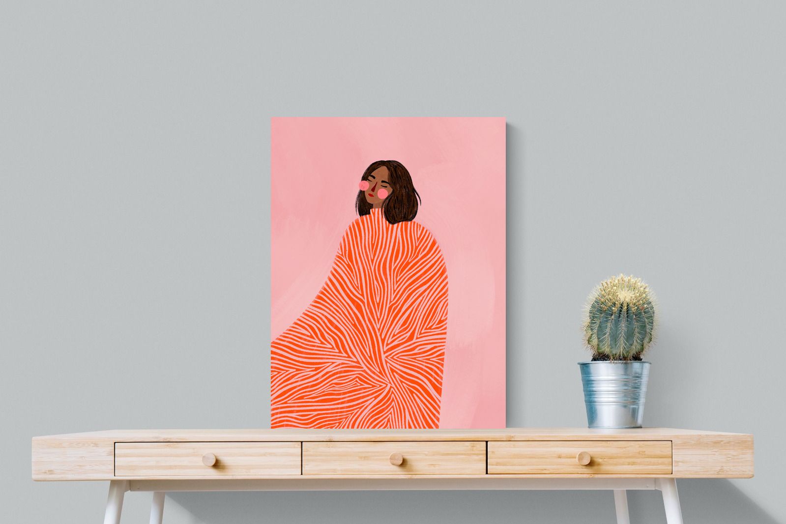 Pixalot Woman With Swirls