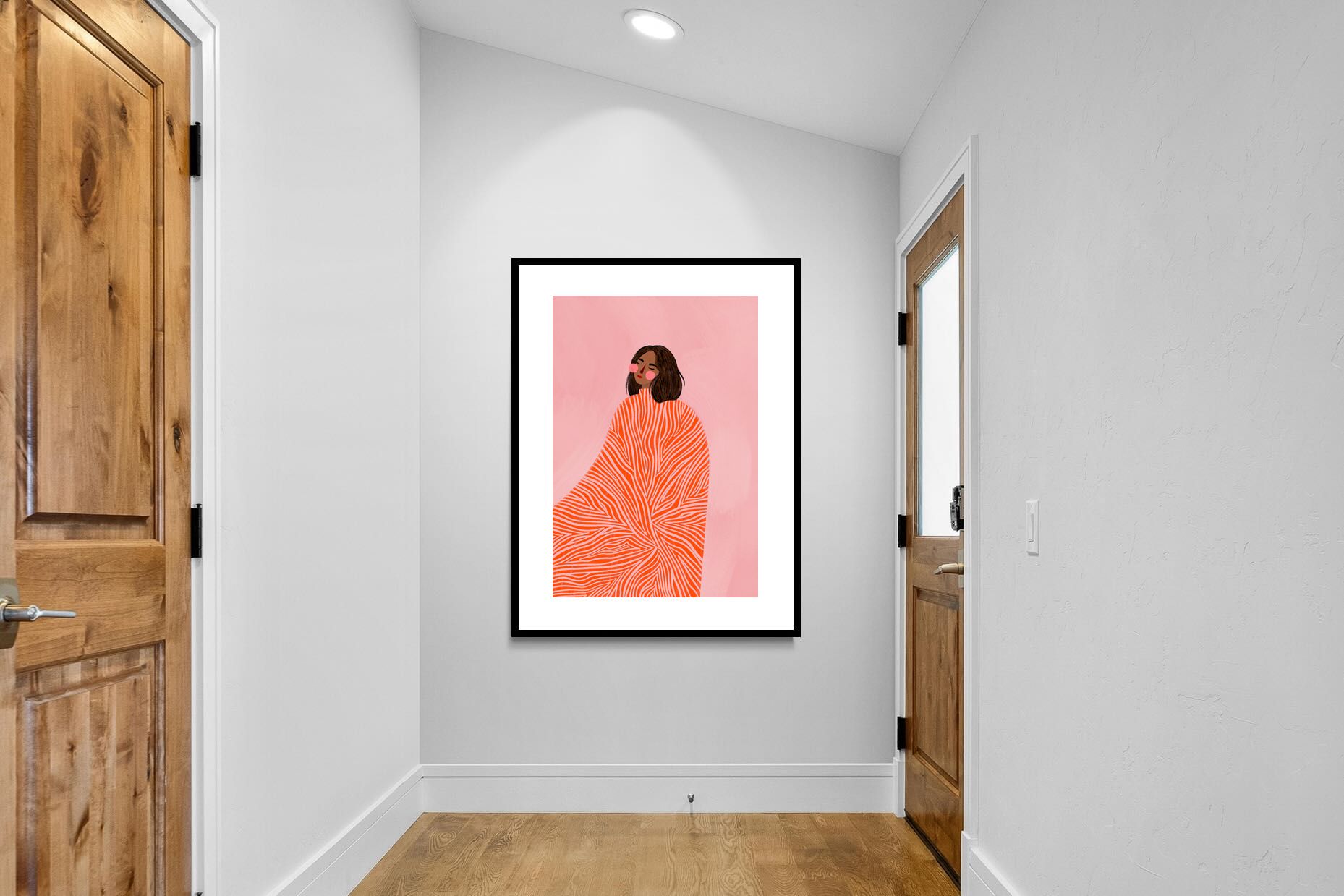 Pixalot Woman With Swirls