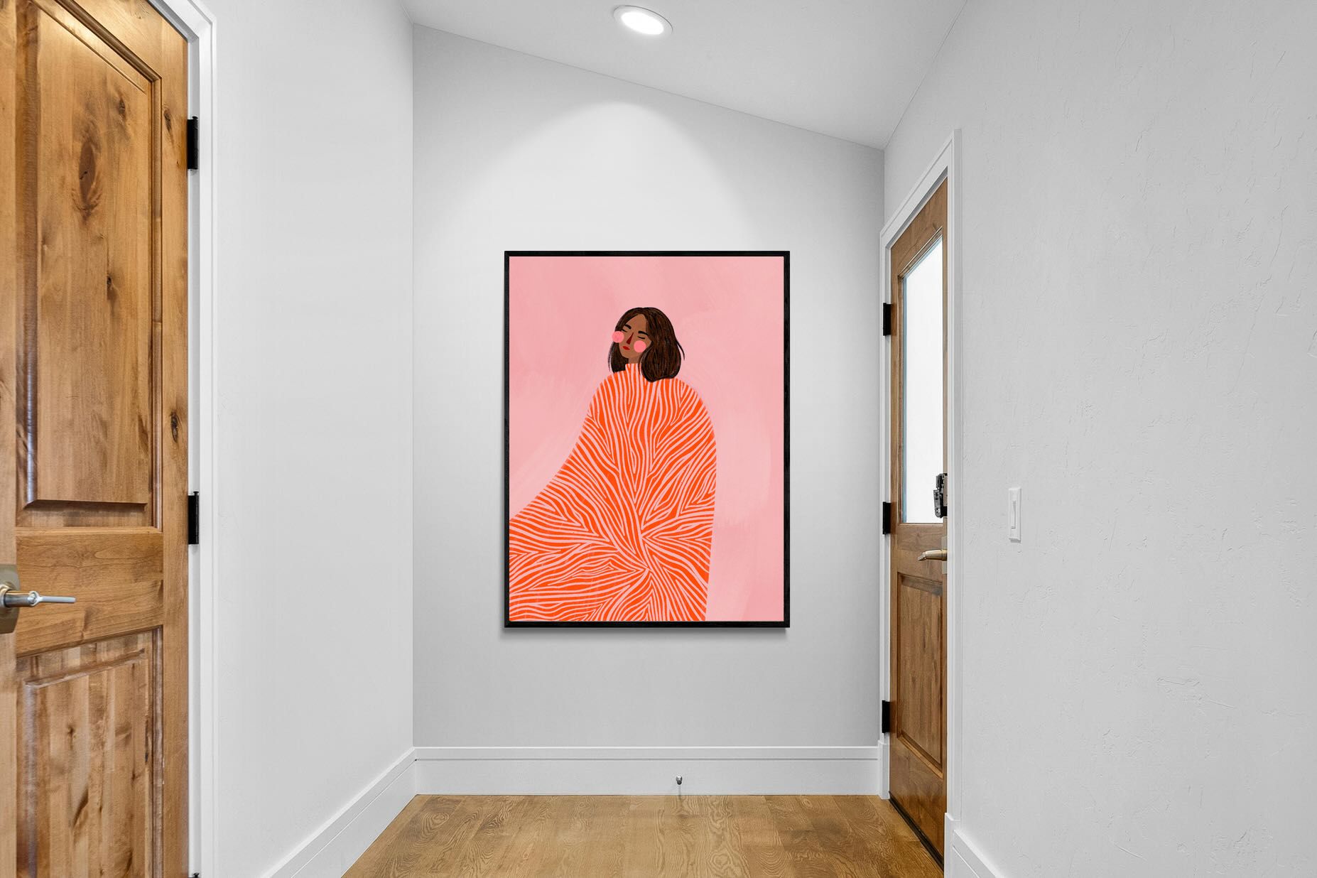 Pixalot Woman With Swirls