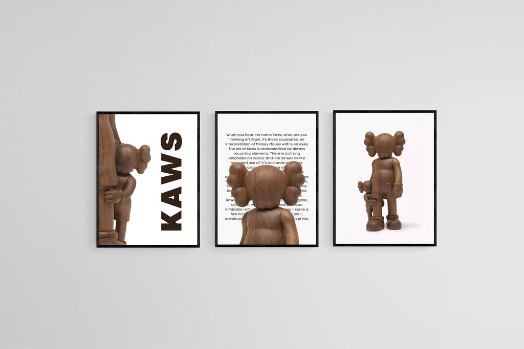 Wood KAWS Set