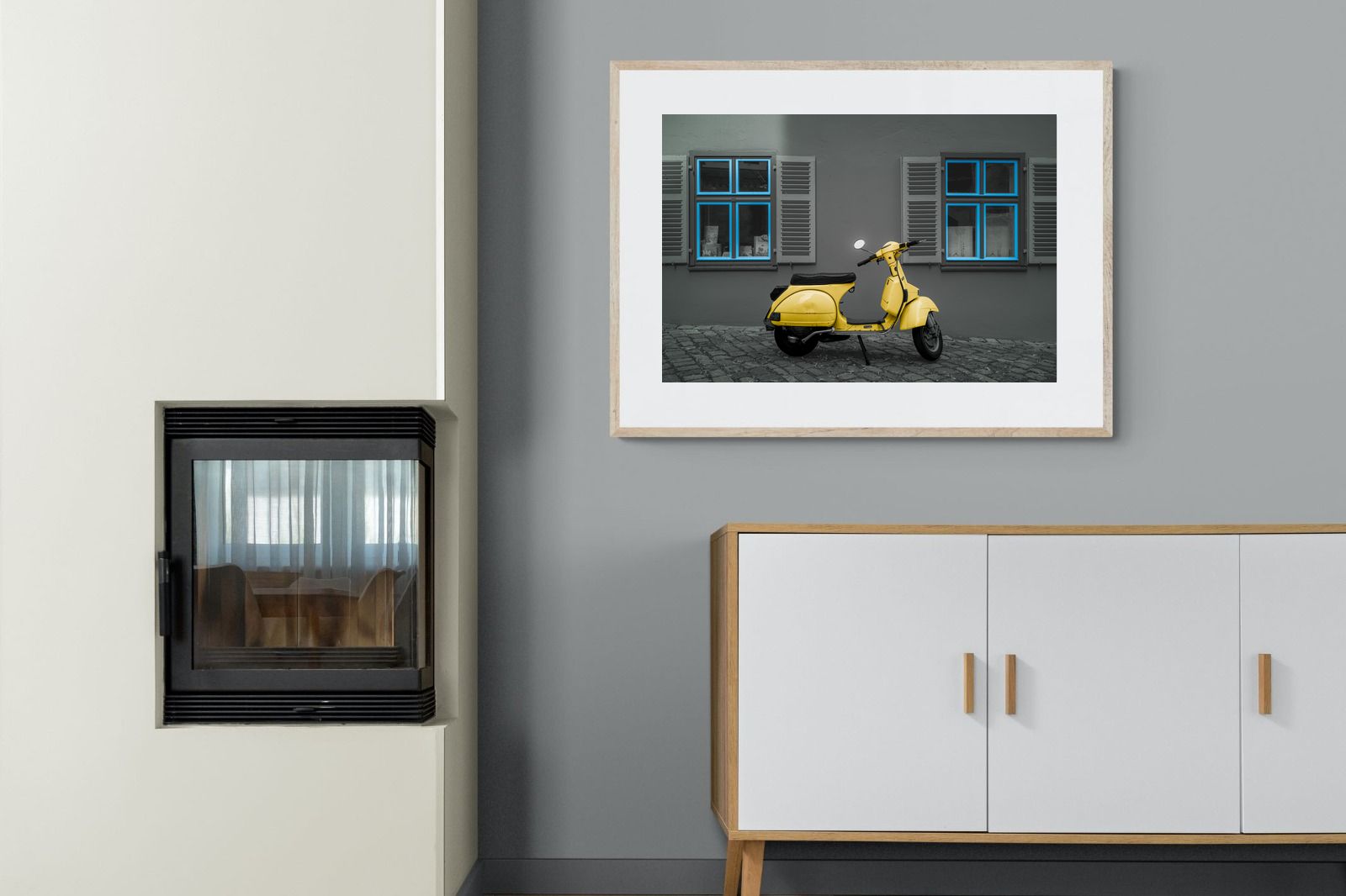 Pixalot Yellow Vespa