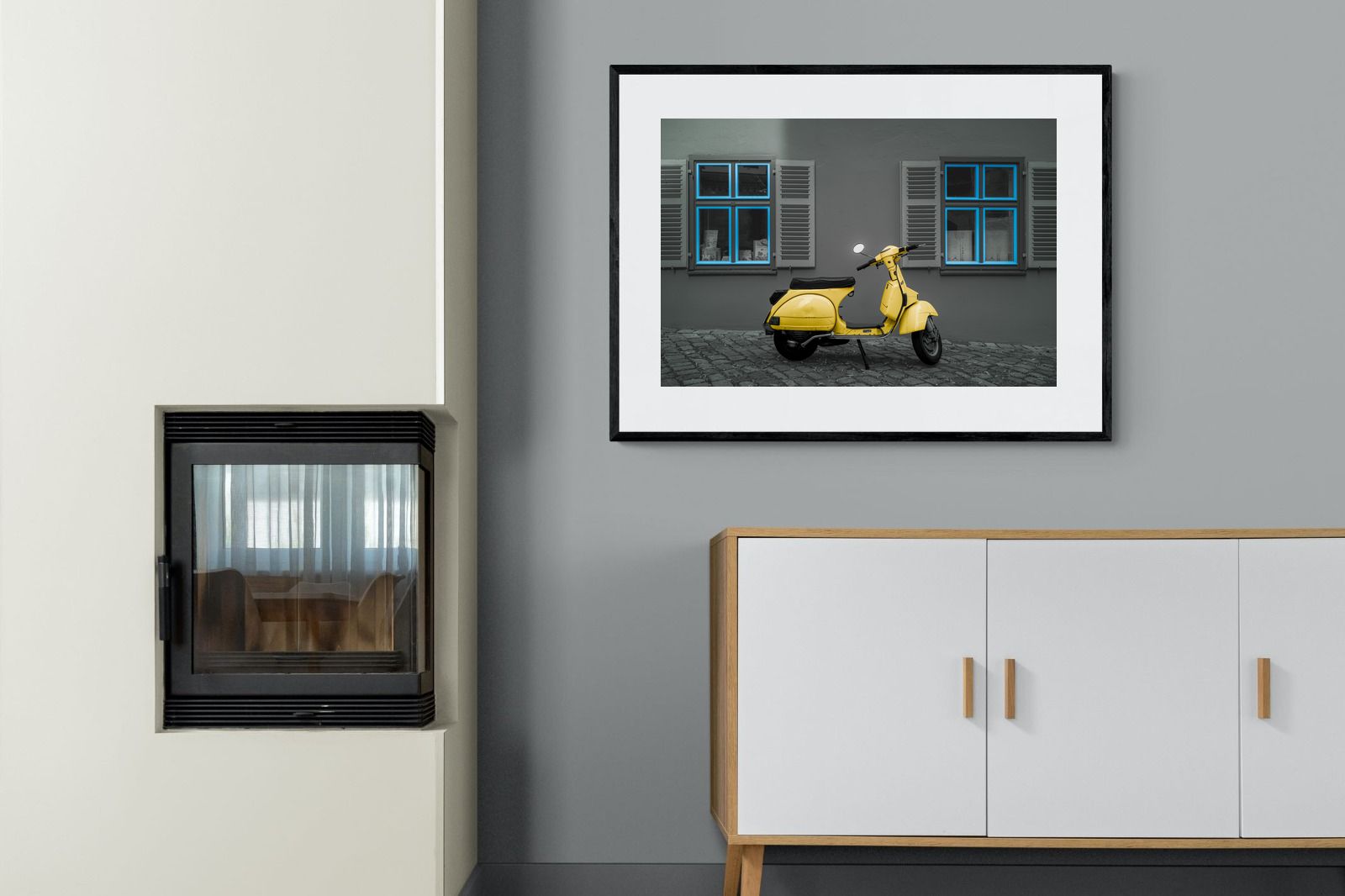 Pixalot Yellow Vespa