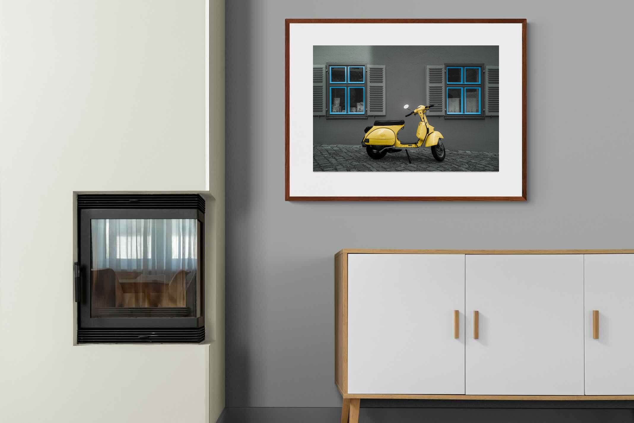 Pixalot Yellow Vespa