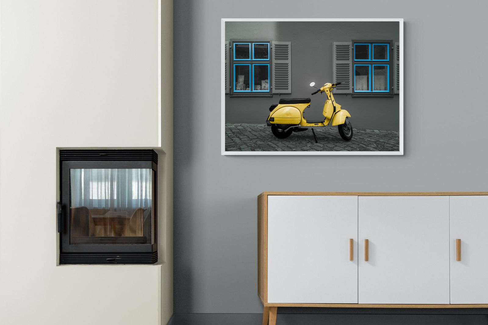 Pixalot Yellow Vespa