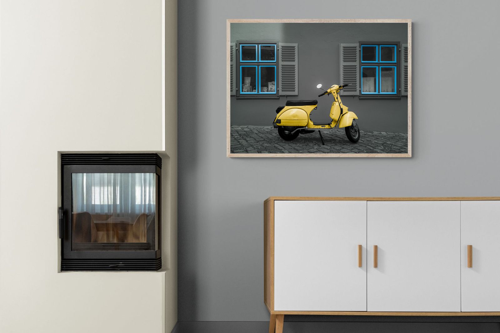 Pixalot Yellow Vespa