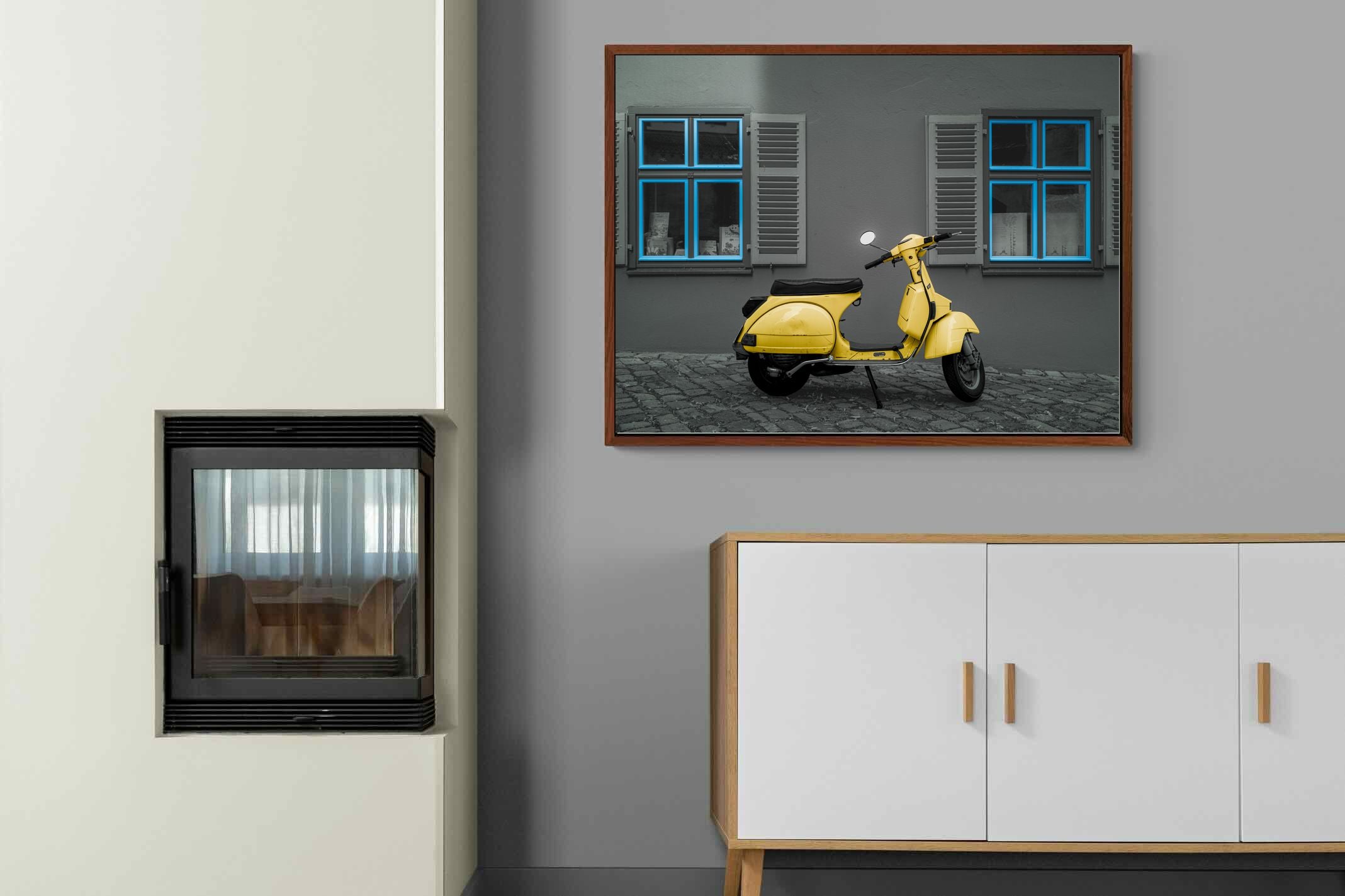 Pixalot Yellow Vespa
