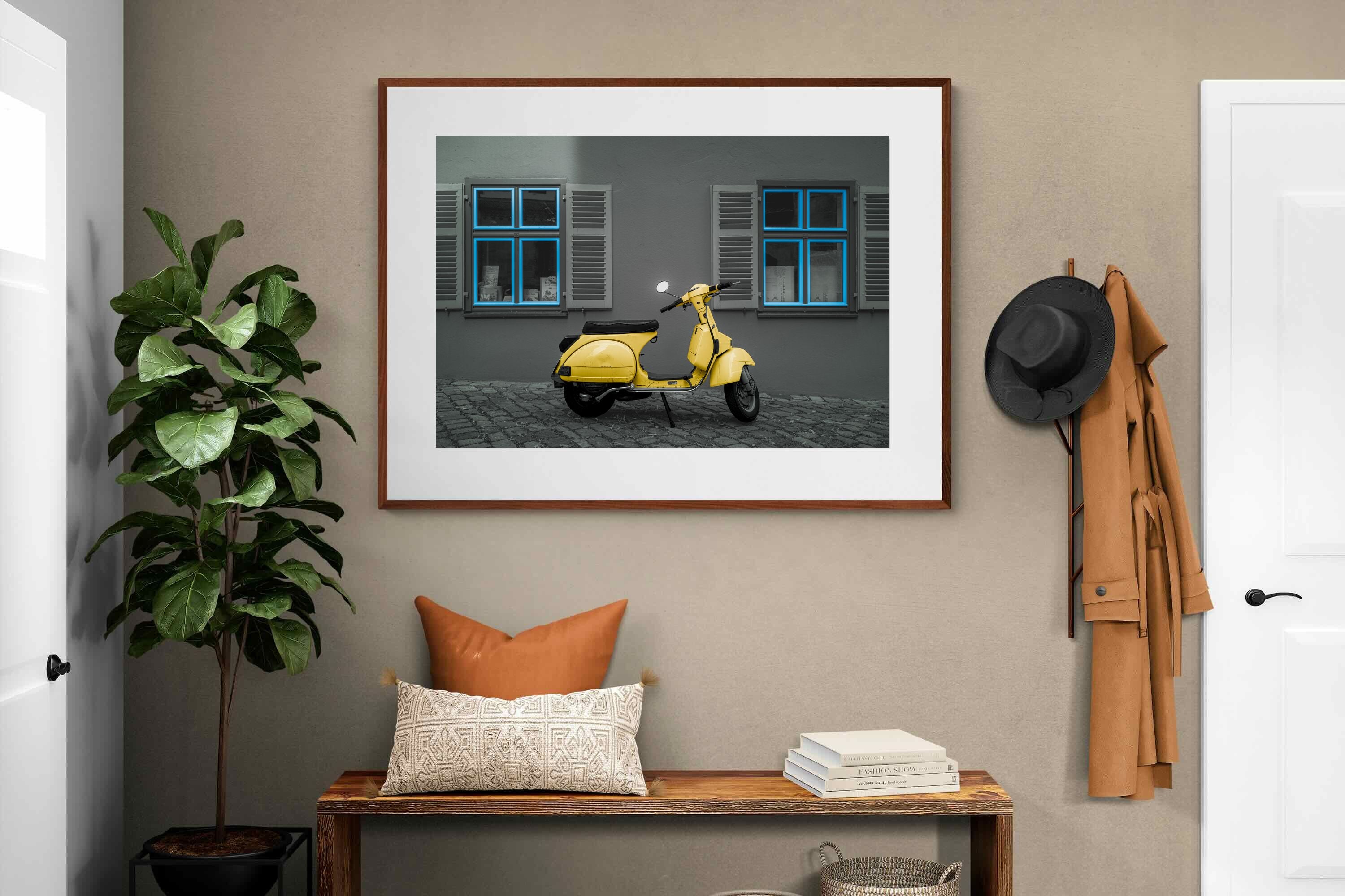 Pixalot Yellow Vespa