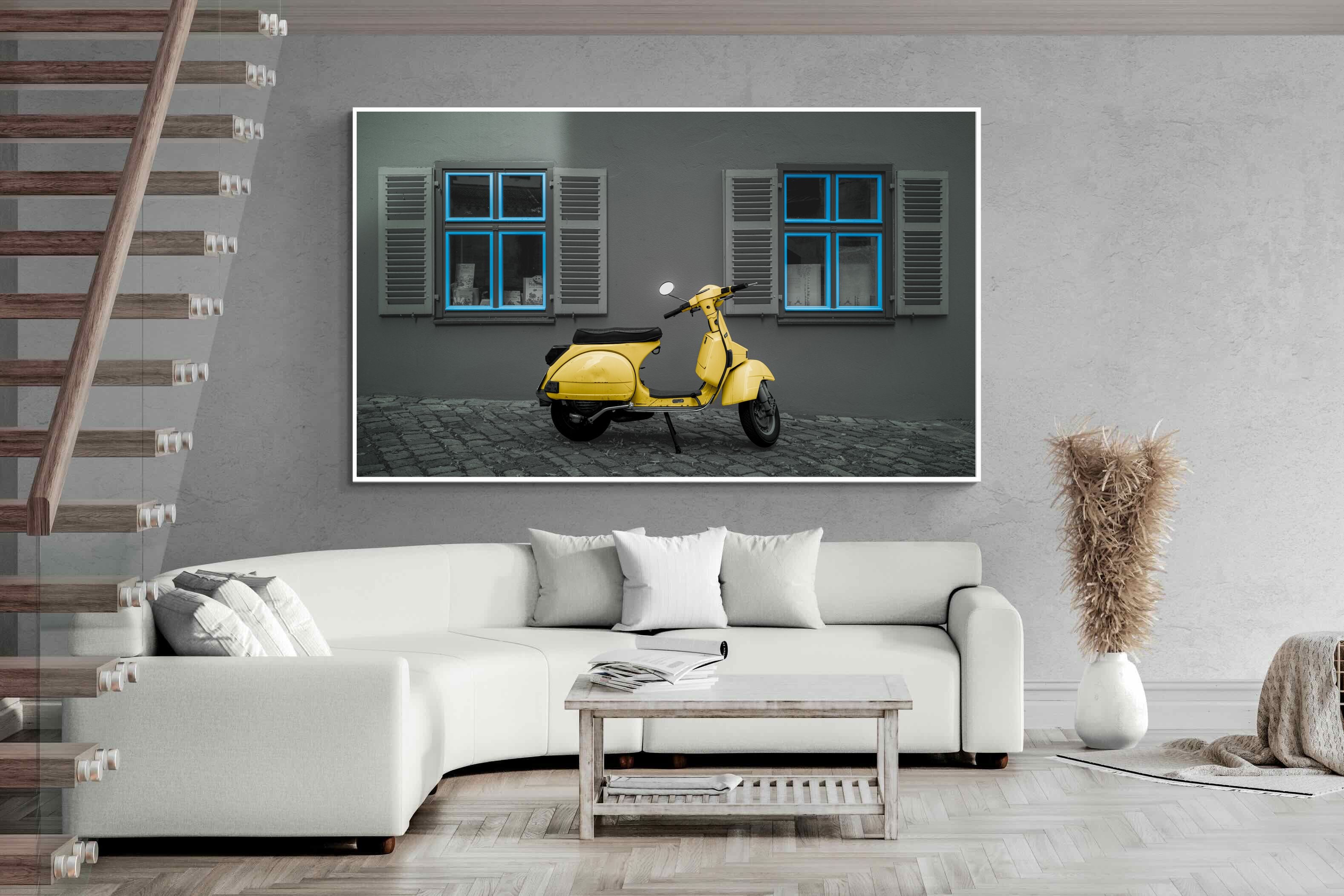 Pixalot Yellow Vespa