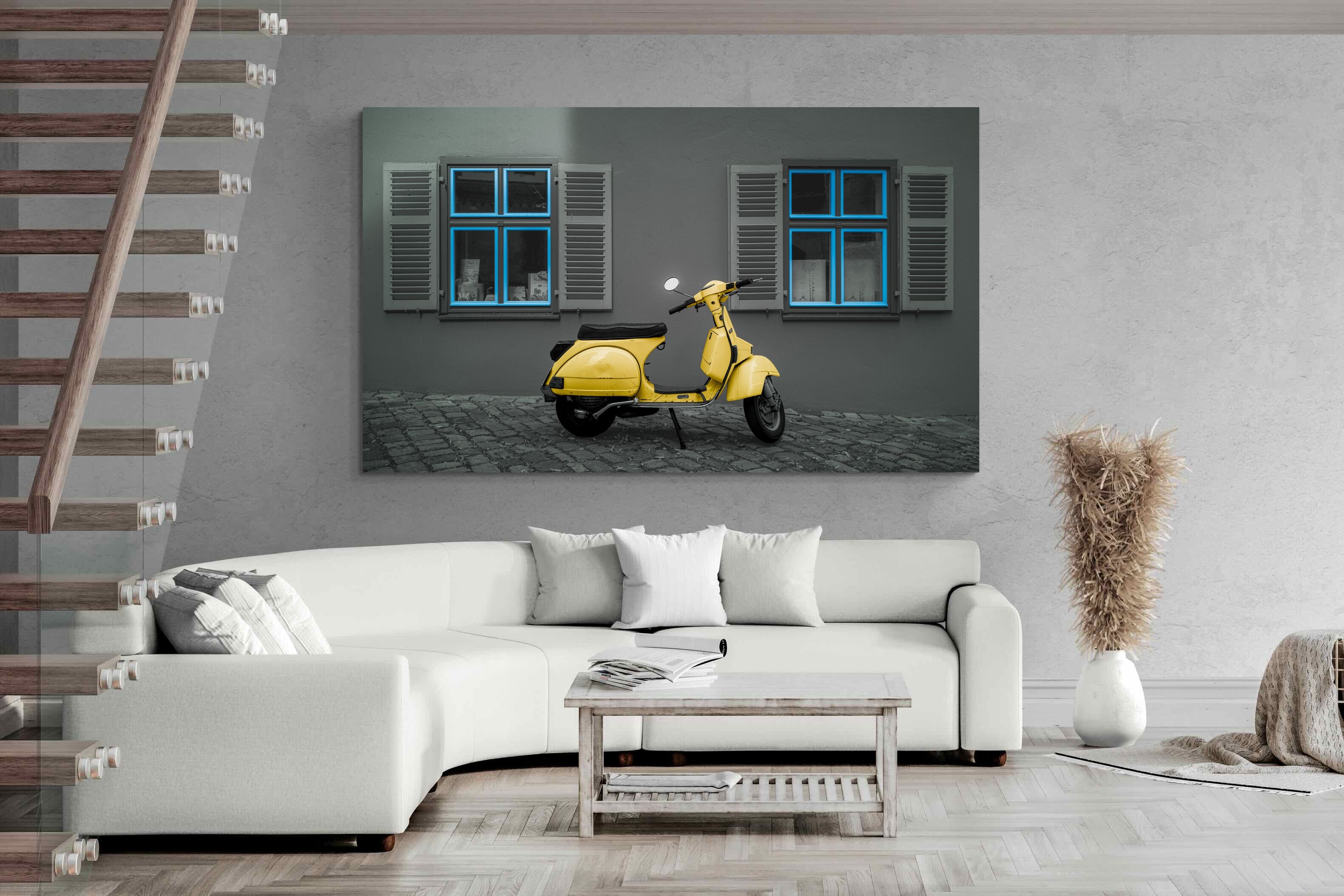 Pixalot Yellow Vespa