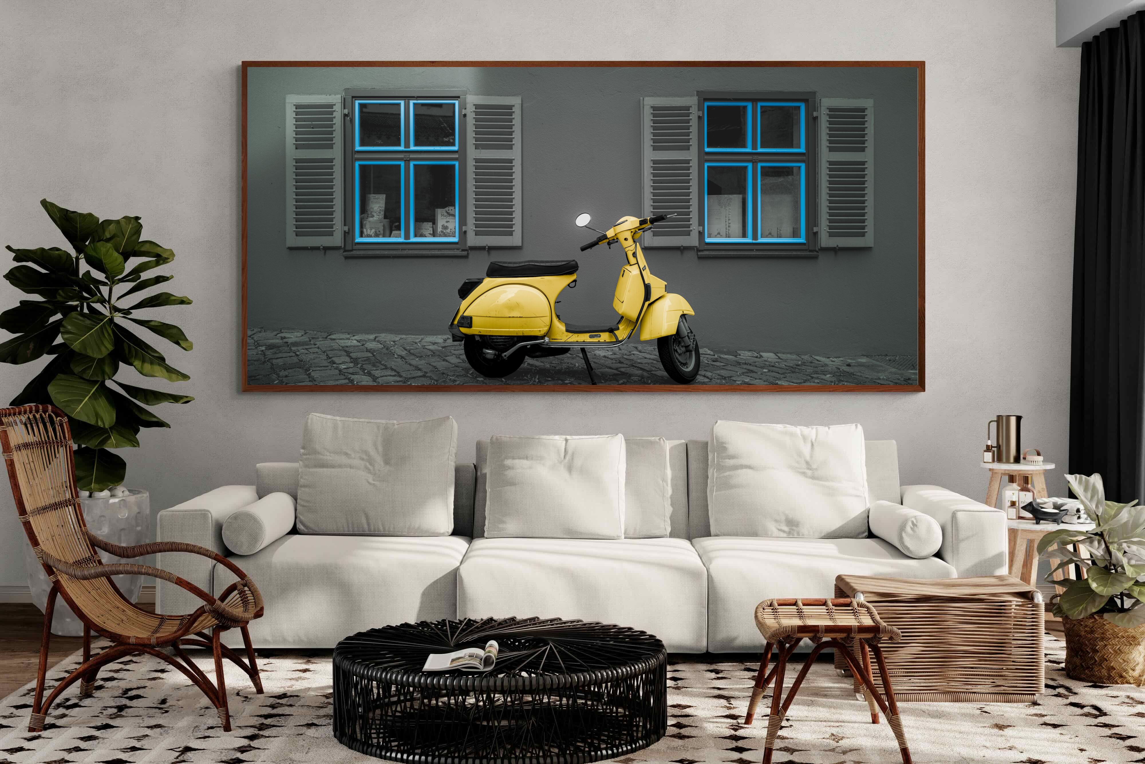 Pixalot Yellow Vespa
