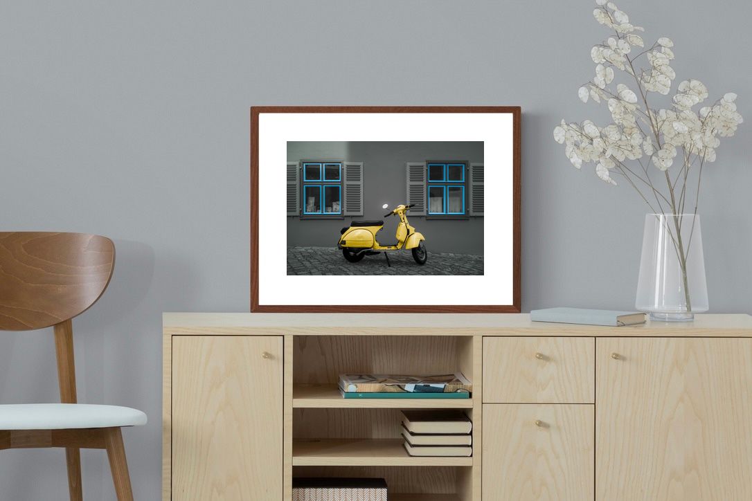 Pixalot Yellow Vespa