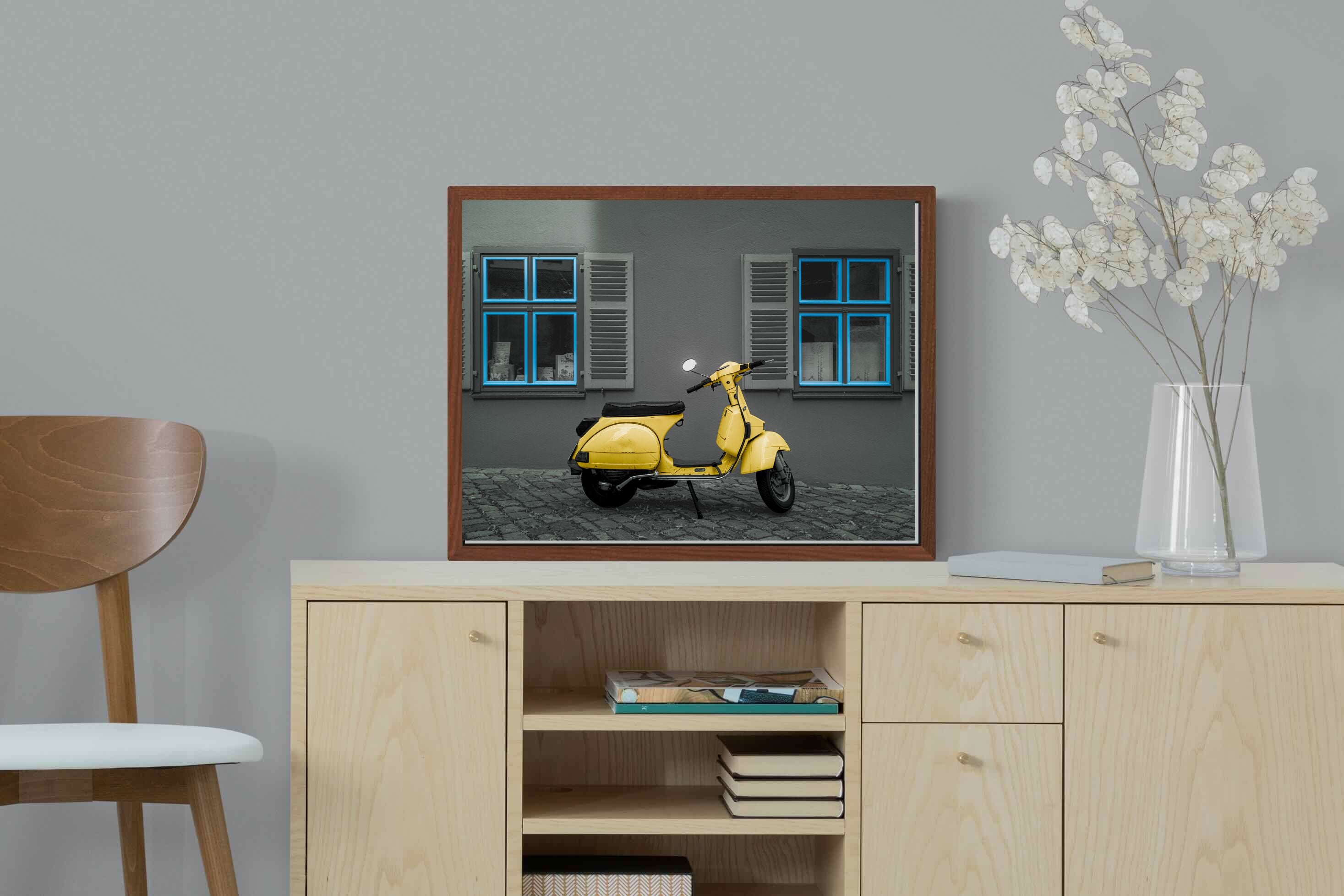 Pixalot Yellow Vespa