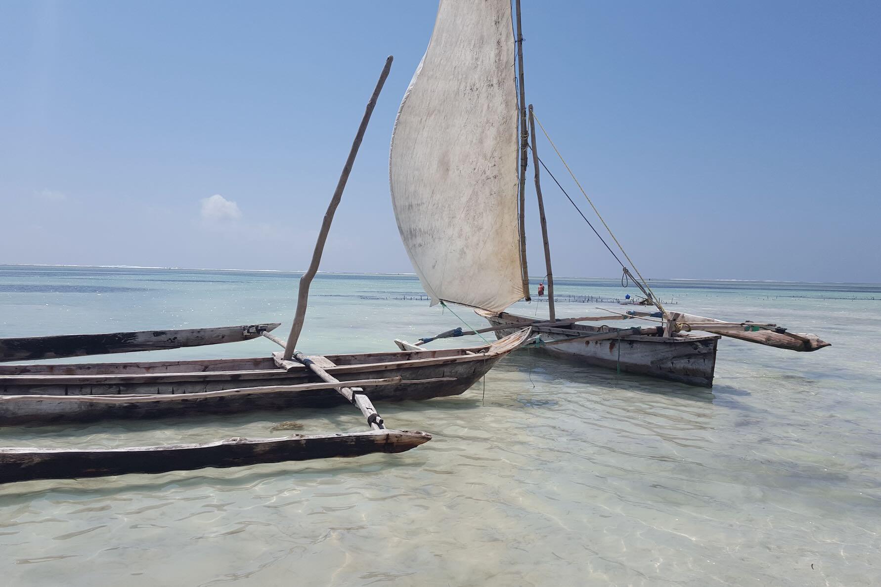 Zanzibar Fishing Boats (colour)-Wall_Art-Pixalot