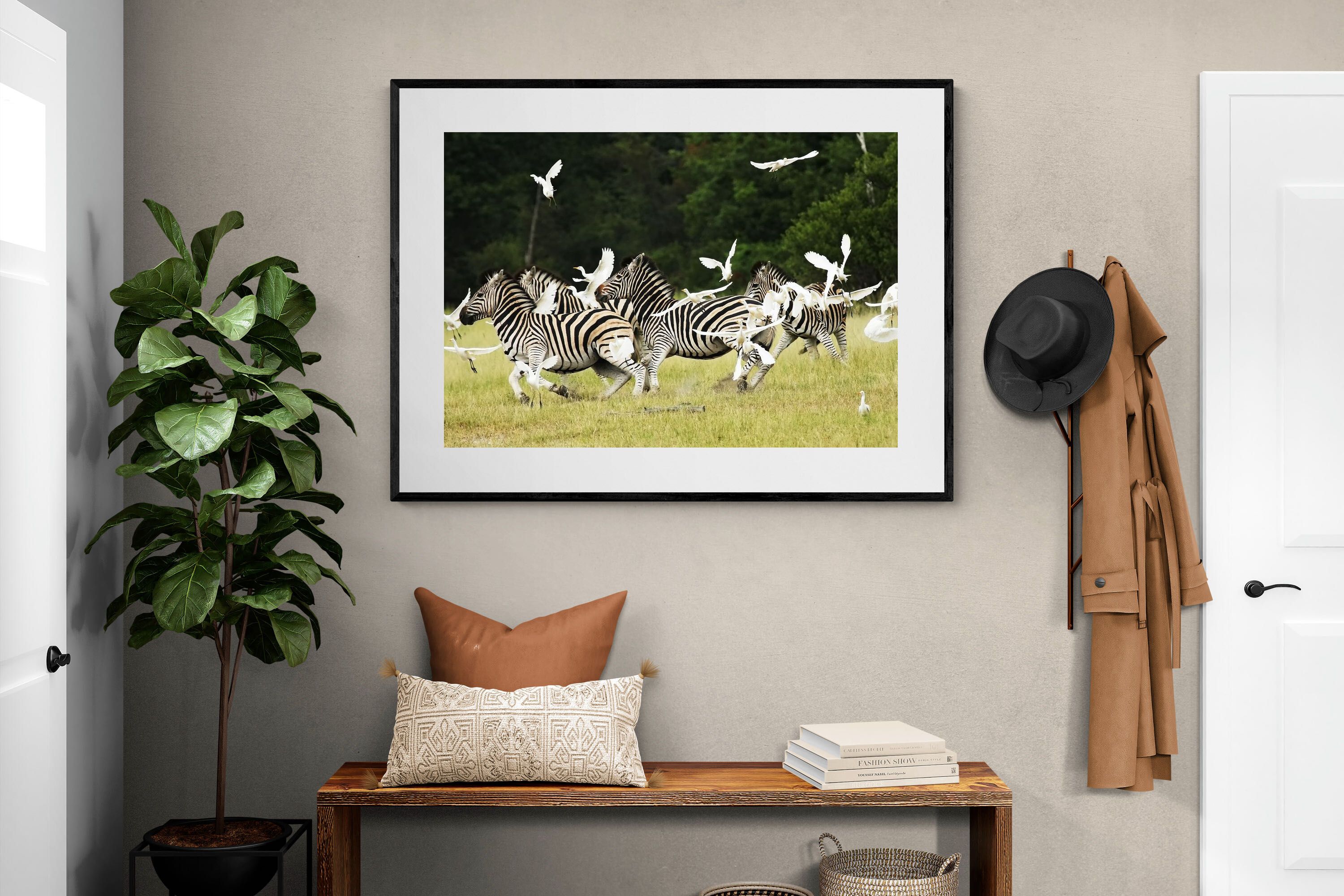 Pixalot Zebra & Herons (colour)
